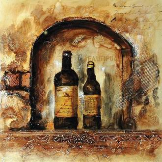 Textured Utensils oil painting